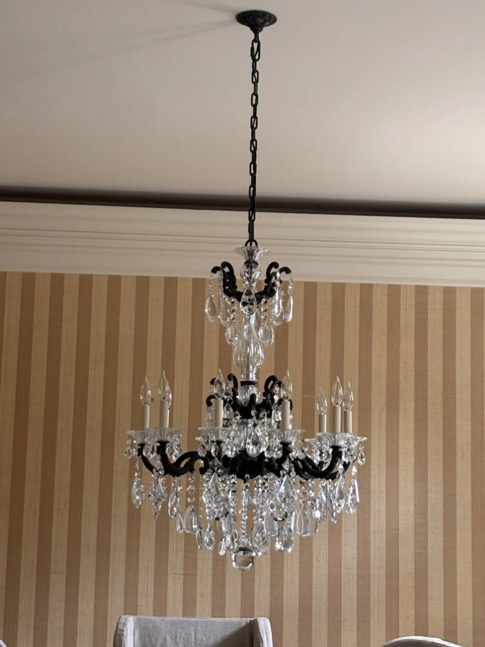 La Scala 10 Light Etruscan Gold Chandelier - Schonbek (5).jpeg