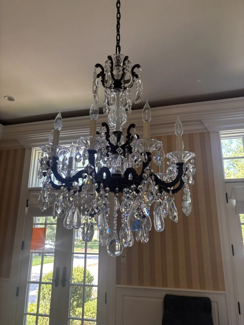 La Scala 10 Light Etruscan Gold Chandelier - Schonbek (6).jpeg