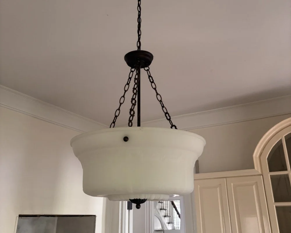 Milk Glass Drum Pendant Light (4).jpeg
