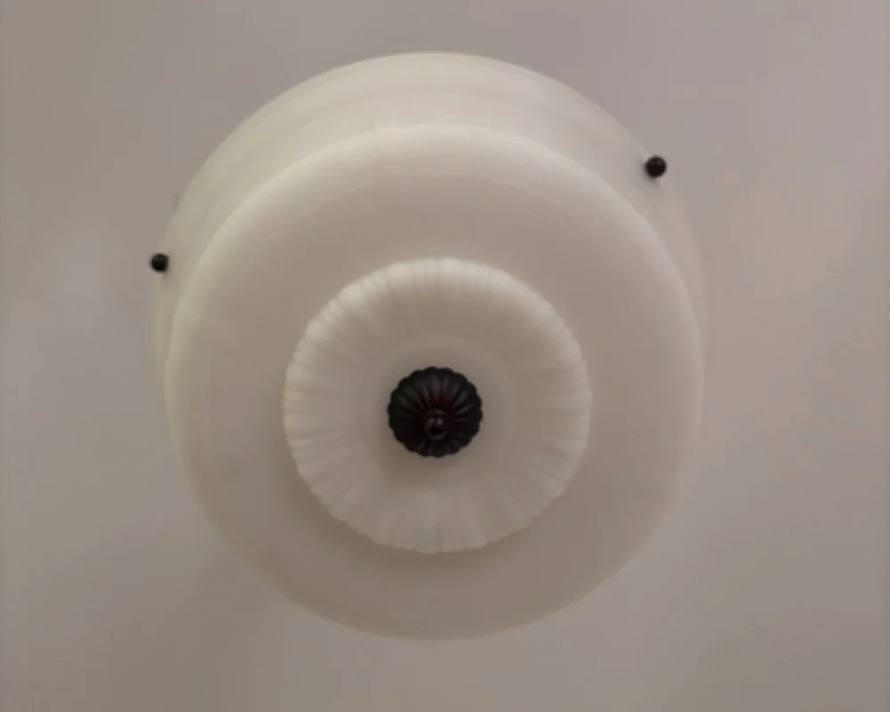 Milk Glass Drum Pendant Light (2).jpeg