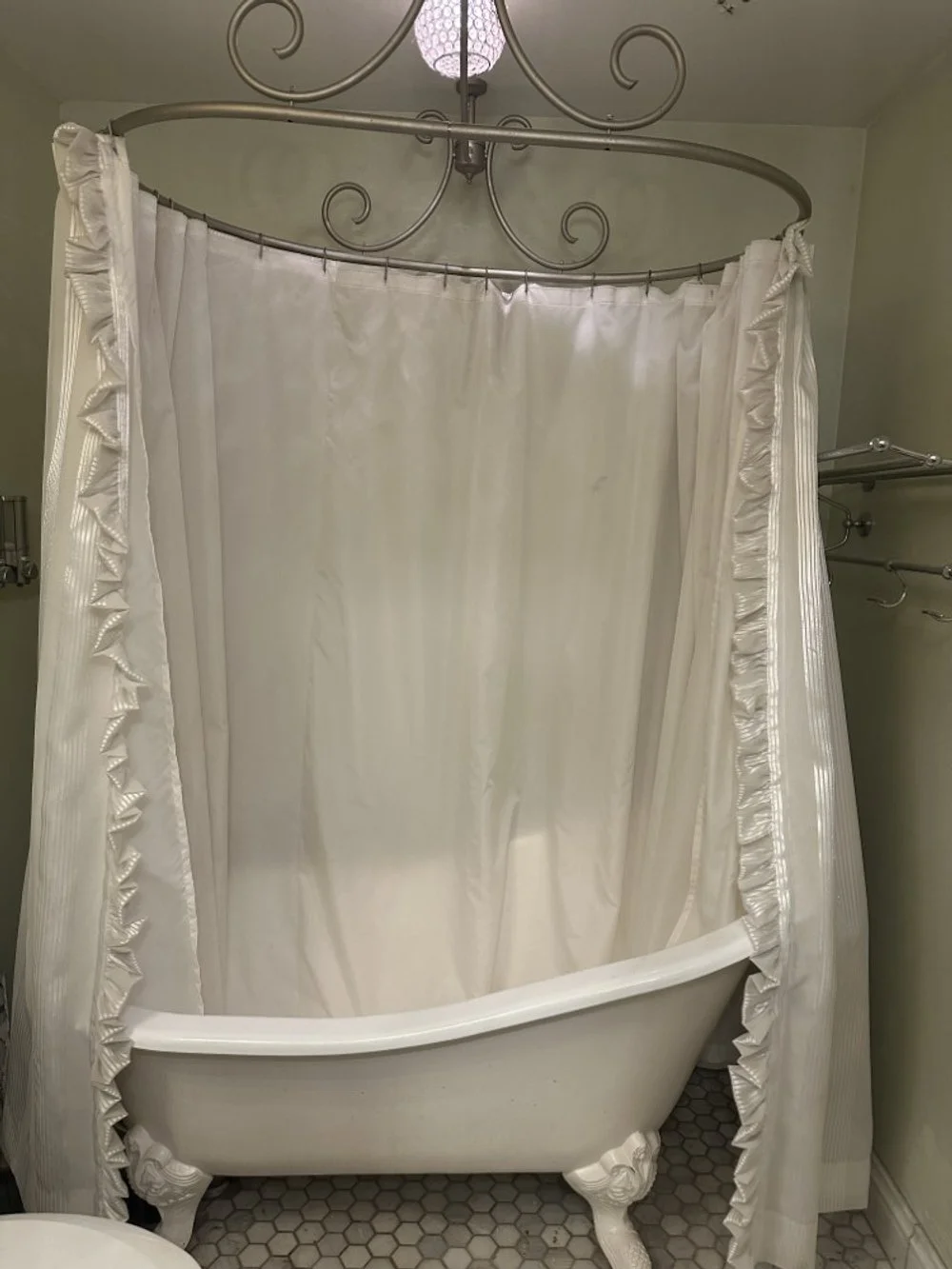 Herbeau Cast Iron Tub on Feet with Shower bar & Fixture (3).jpeg