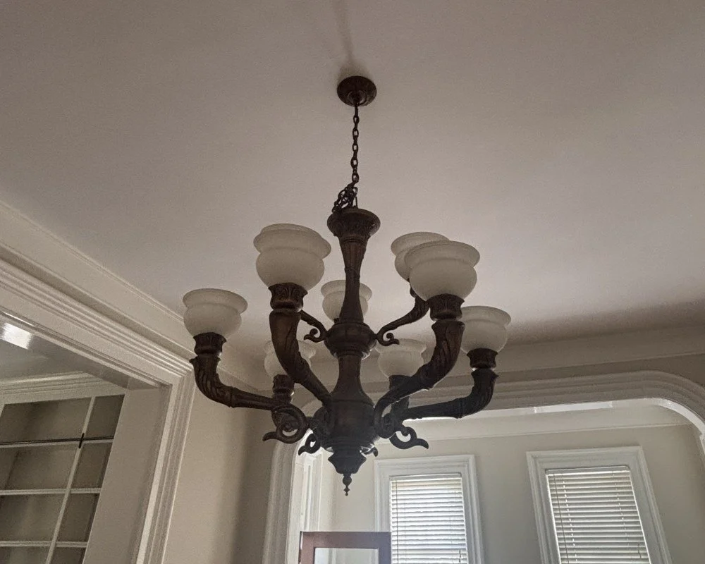 Ornate Chandelier with 2 Matching Sconces (1).jpeg