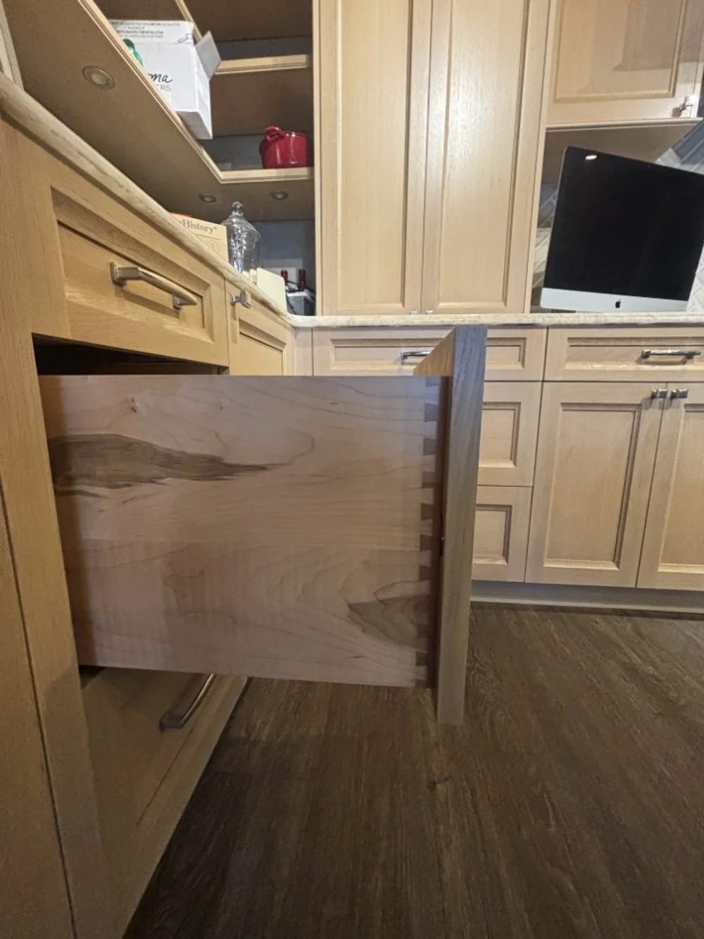 Beautiful Cérused Oak  Kitchen Cabinetry with Quartzite Countertop (7).jpeg