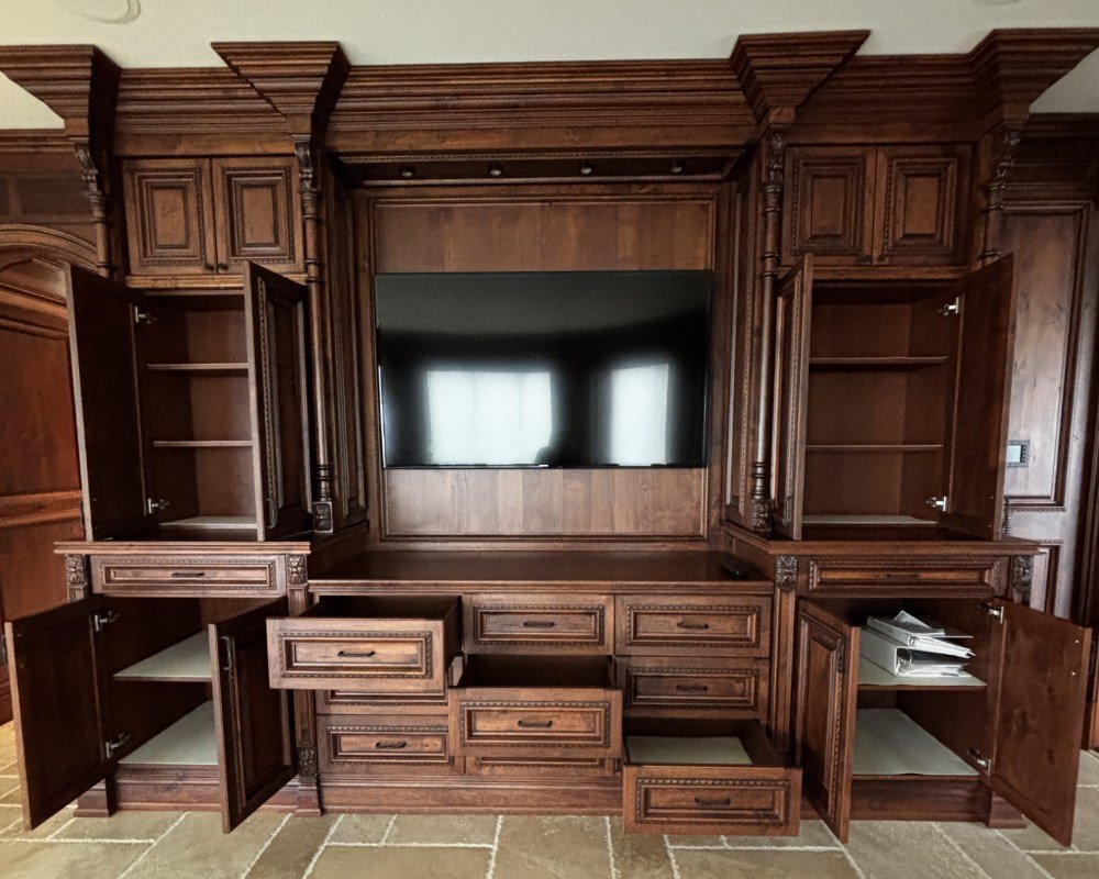 Custom Walnut Media & Library Built-In – 12' Architectural Statement (7).jpeg