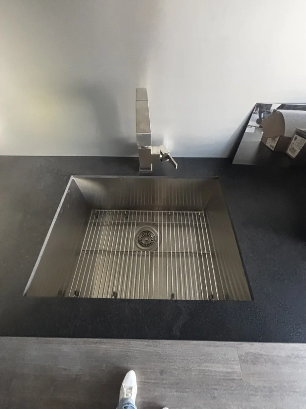 New Stainless Julien Sink With Grate & KWC Fixture (7).jpeg