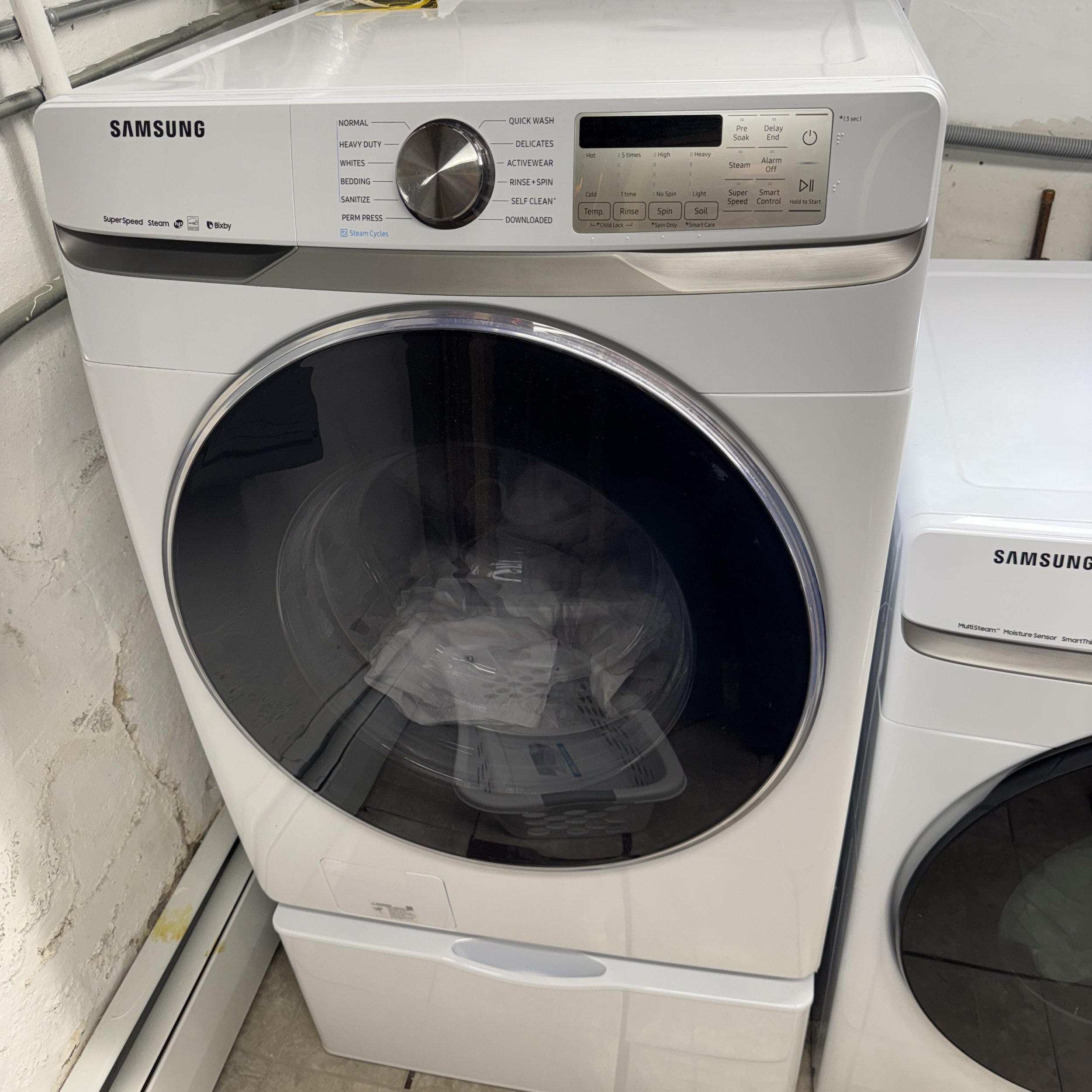 Samsung Smart Front-Load Washer &amp; Electric Dryer