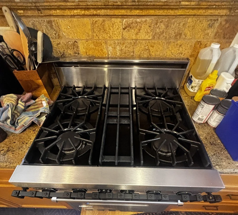 Viking 30 Gas Range with Broan Stainless Hood (3).jpeg