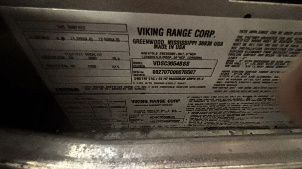 Viking 30 Gas Range with Broan Stainless Hood (7).jpeg