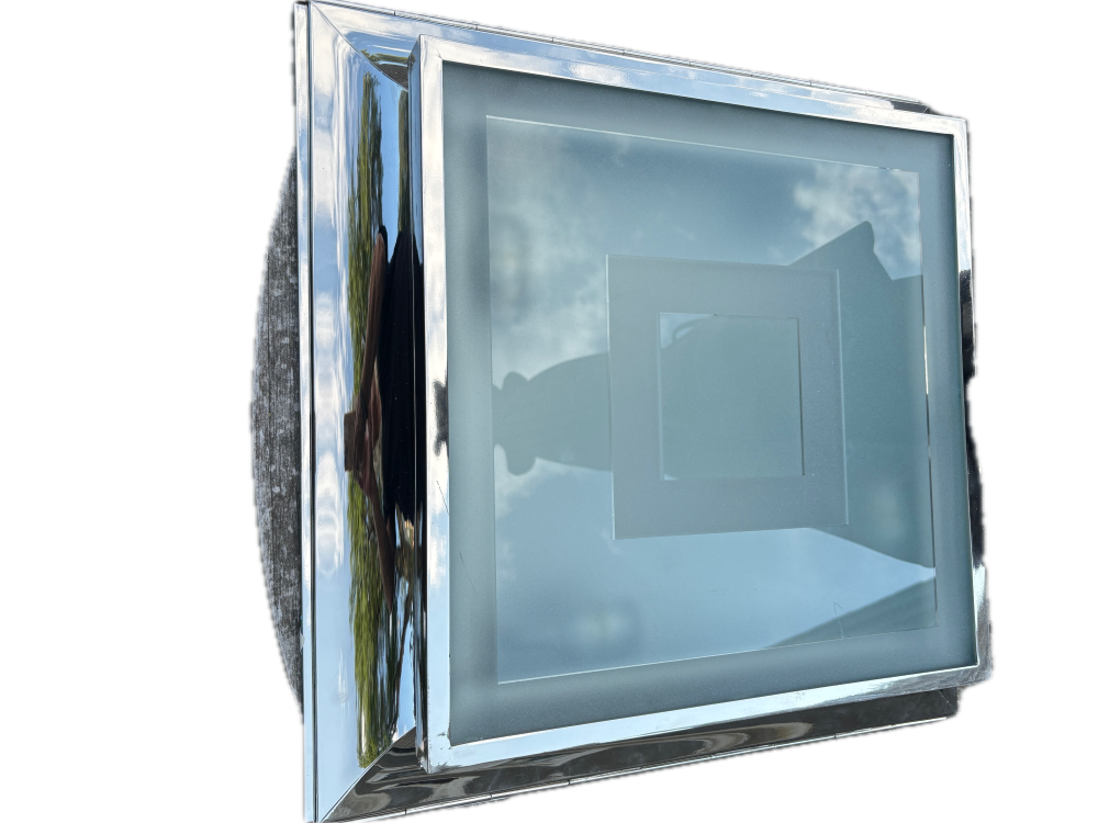 Polished Nickel Architectural Square Flush Mount with Layered Glass (4).png