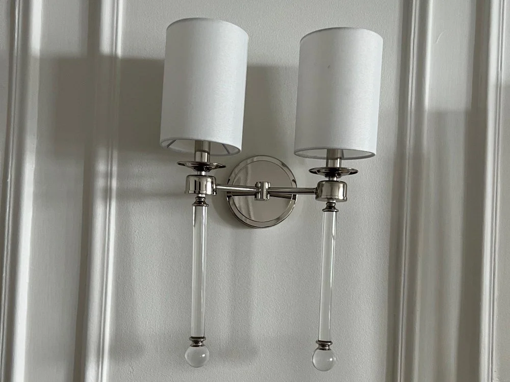 Polished Nickel 2 Arm Wall Sconces - 4 total (1).jpeg