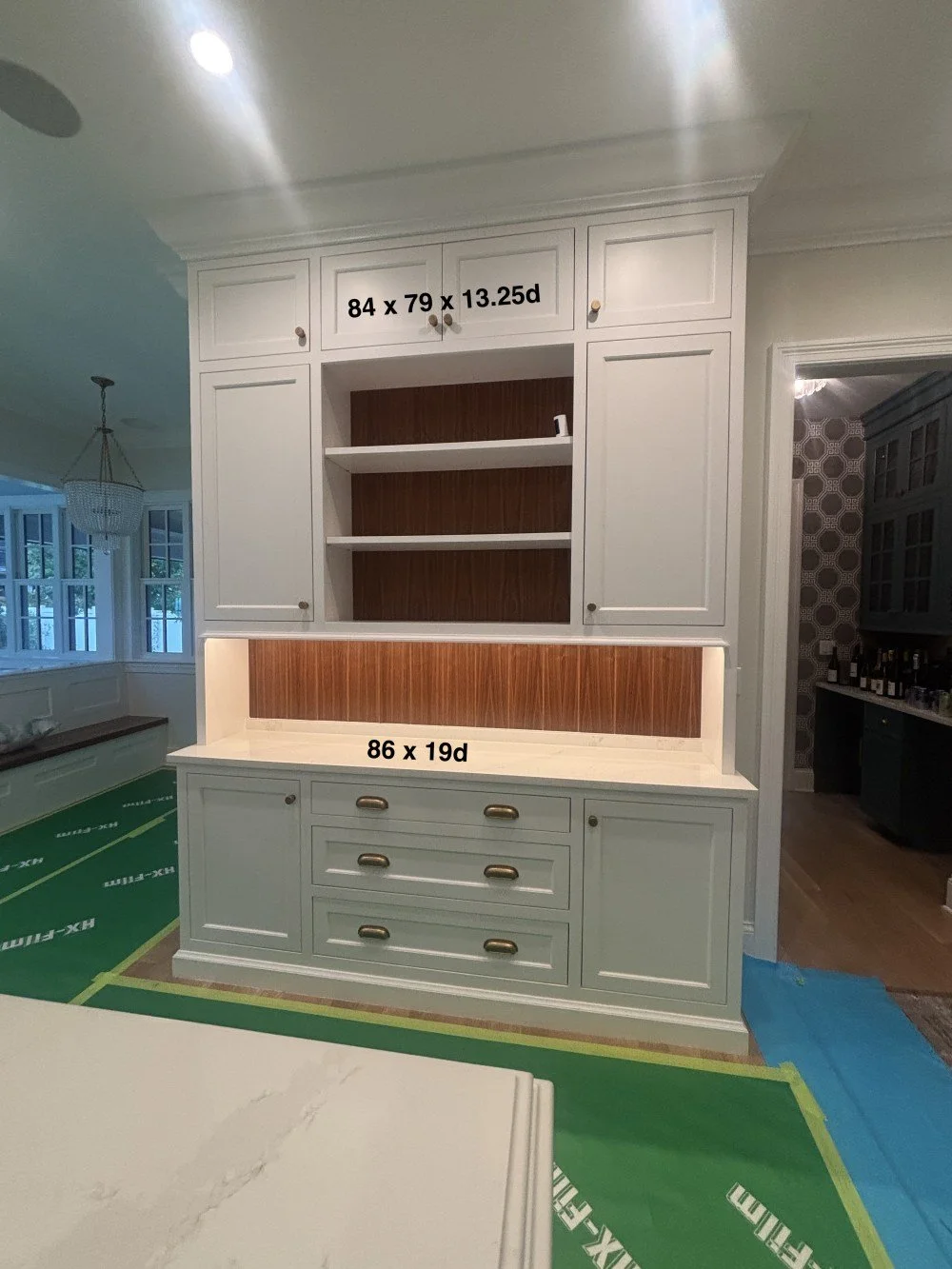 7' Custom Inset Built-In with Quartz counter - Romar (1).JPG