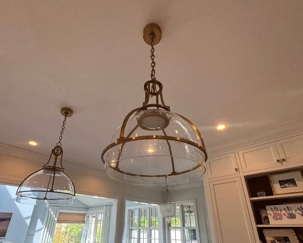 Chapman &amp; Myers Gracie Large Dome Pendants