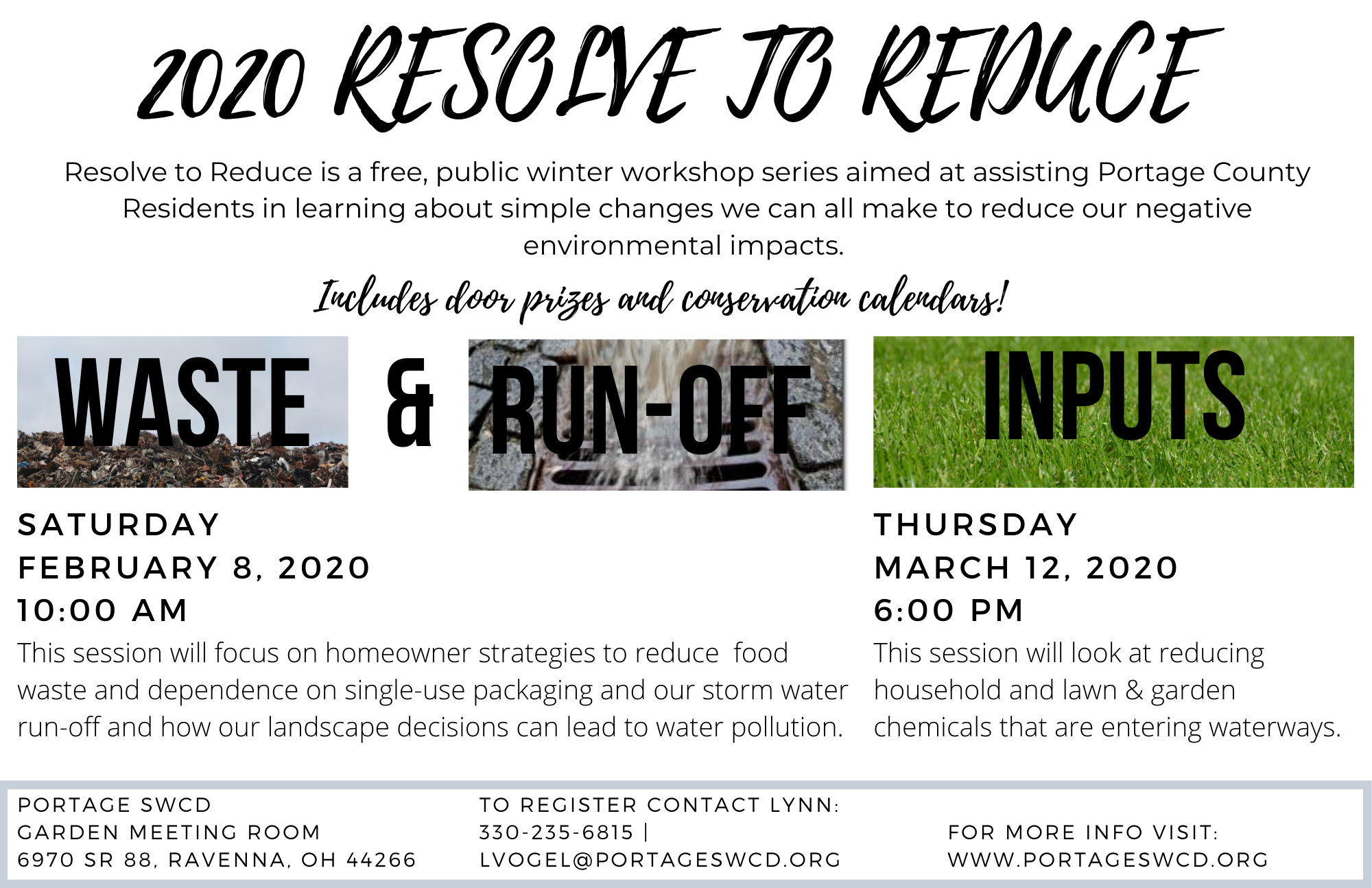 Resolve to Reduce: Waste & Run-off