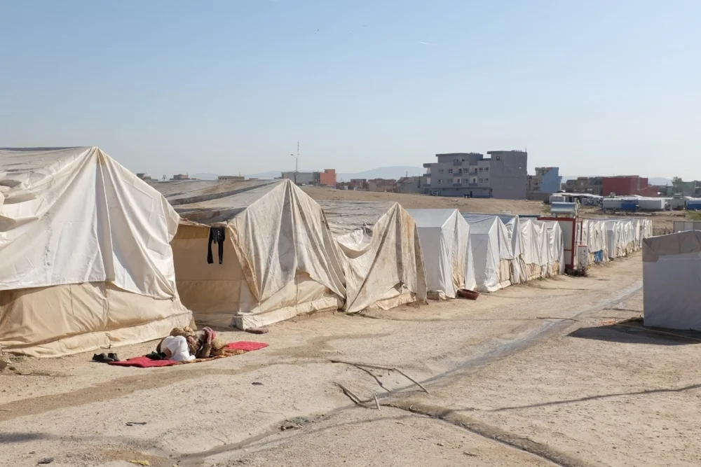  The Sharia displacement camp in Iraq where we engaged with Yazidi children and caregivers 