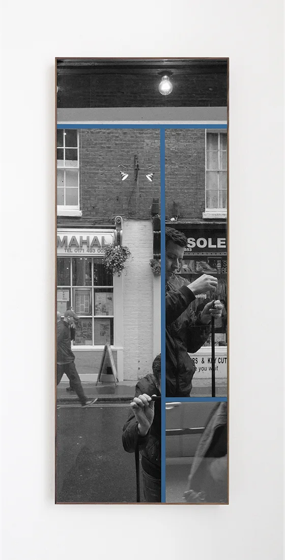 White Horse delay No.2, 2015 Archival InkJet print cutouts and masking tape 42 x 106 cm Ed. 1 of 3 + PA