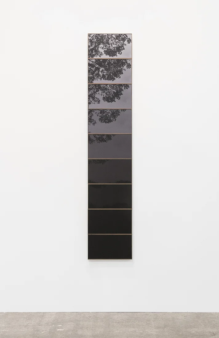 An element of suspense , 2015. Inkjet printing on Polycarbonate, Clear film adhesive and hidden archival inkjet print on cotton paper. 37 x 21 cm each.