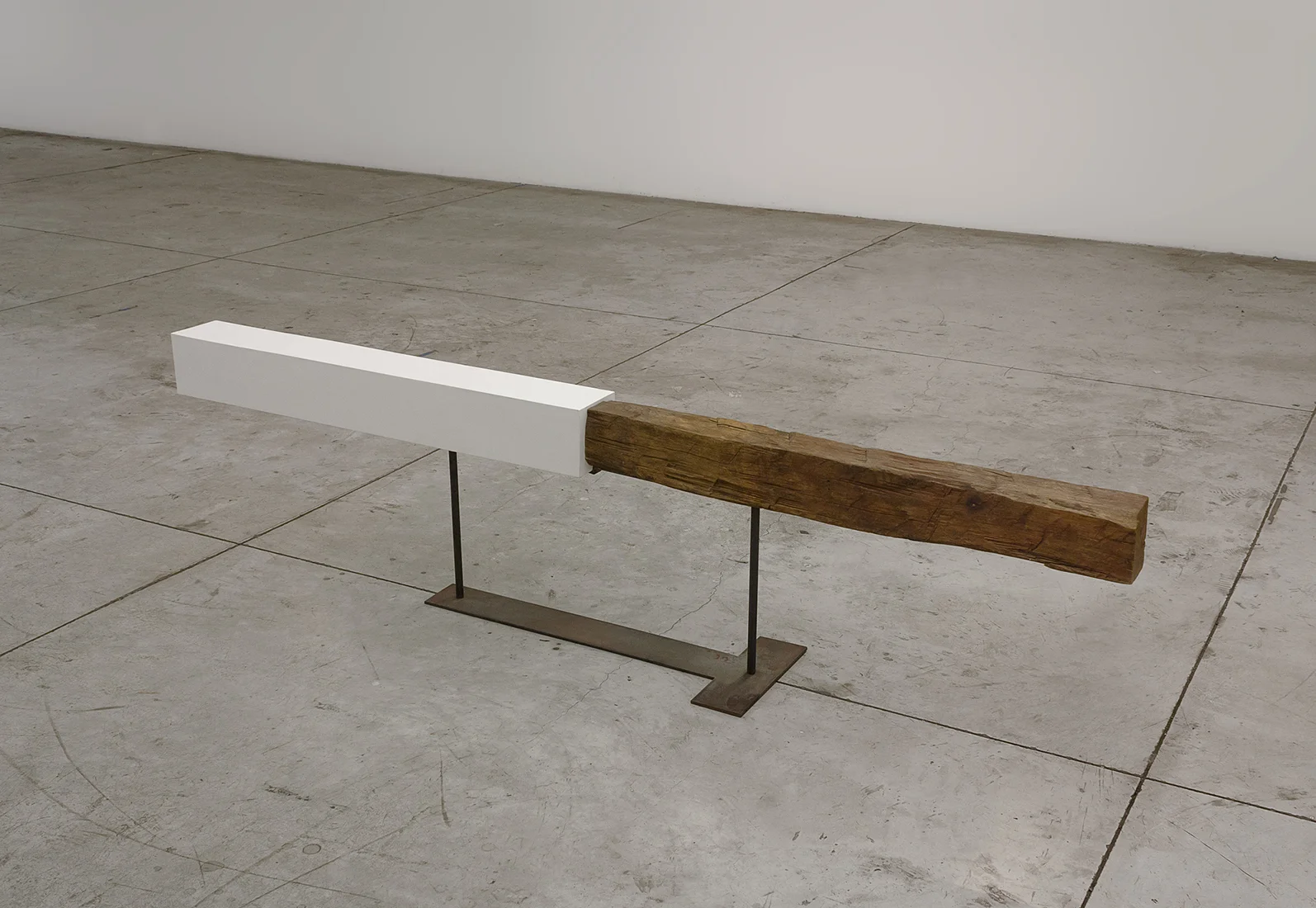 Untitled (wood beam), 2011 Wood and polyester resin 198 x 12.5 x 12.5 cm