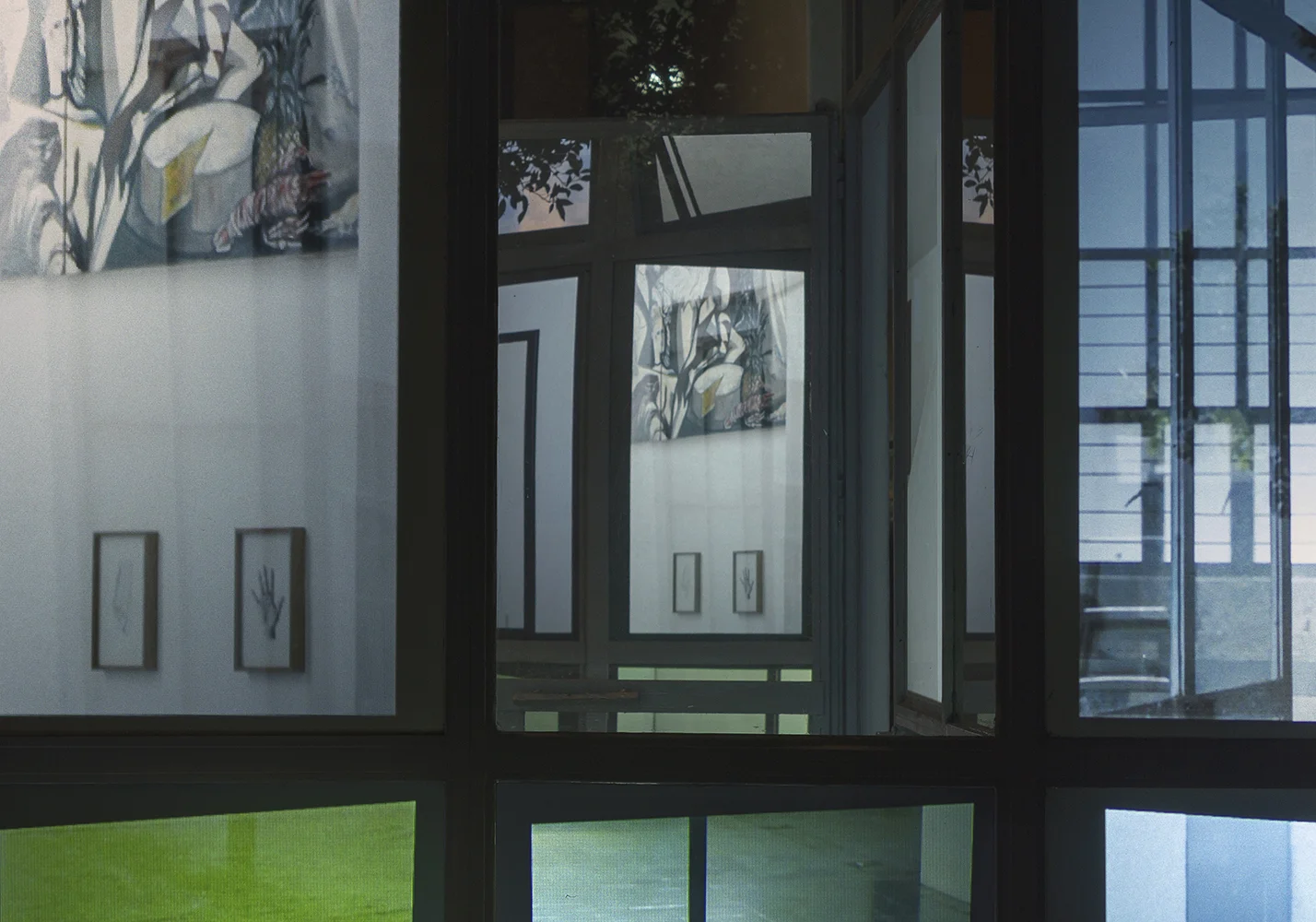 WIDE (characters leave the scene) , 2016. Installation view
