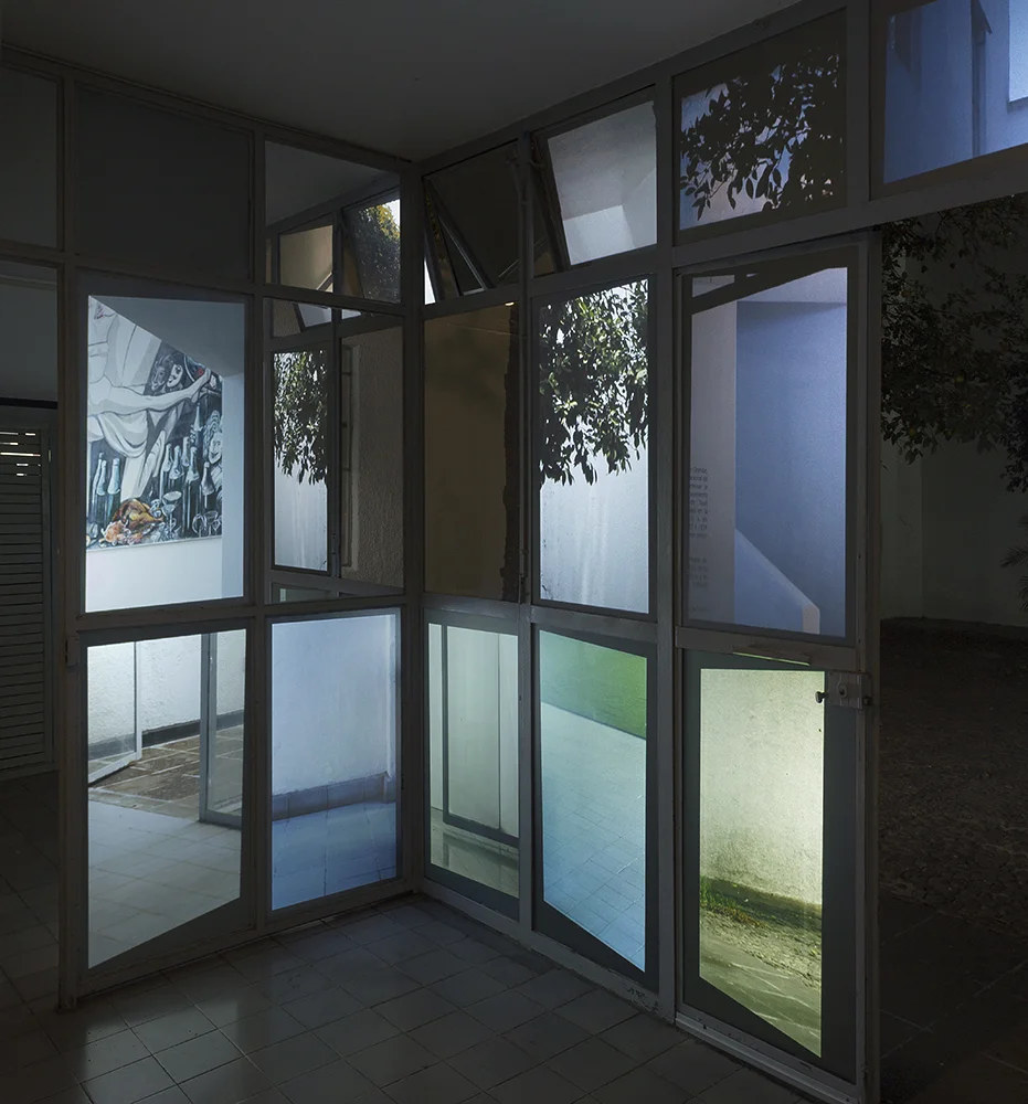 WIDE (characters leave the scene) , 2016. Installation view
