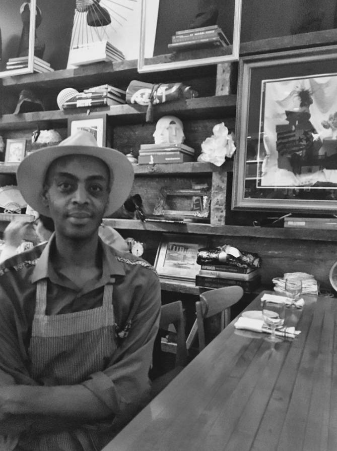 Wossen Tefera , Server at Red Rooster Harlem and Harlem resident of 3 years