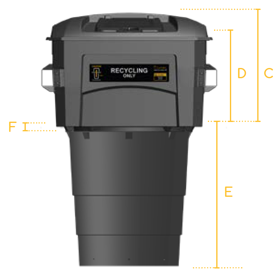Specifications InGround garbage Bins EarthBin ® — EarthBin