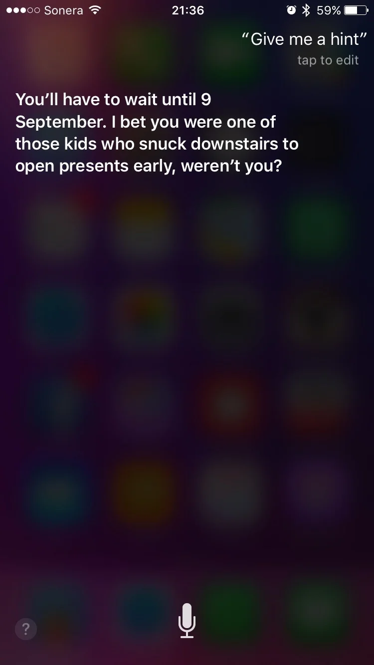 043 - Give us a clue, Siri!