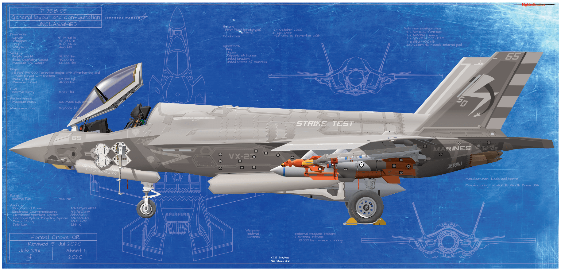 F 35 Lightning Ii Fine Art Aircraft Profile Prints Page 2 Fighter Studios Exceptional Aviation Profile Art