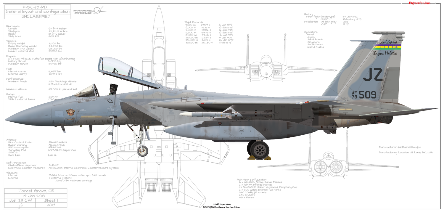 F 15 Eagle Fine Art Profile Aircraft Prints Page 2 Fighter Studios Exceptional Aviation Profile Art