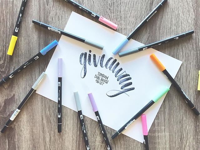🎁: Just about one day left in this #GIVEAWAY. Win a Tombow Dual Brush 96 Set when you (1) follow @motproblems (2) tag three friends who'd also be into winning.