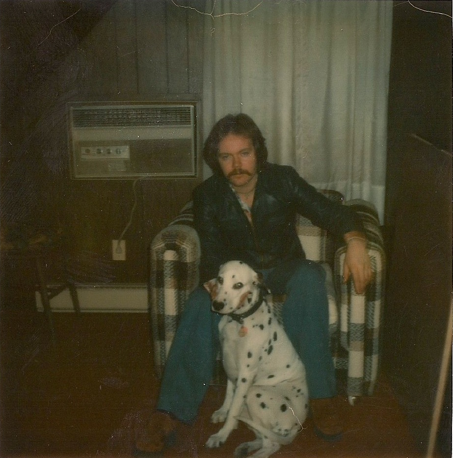 Charles as a teenager with his family dog. According to Charles, the dog was once picked up by animal control, so Charles went to the pound, found the dog, picked the kennel's lock and set him free. By the time Charles was 18, he had already earned a reputation as a clever young thief. 