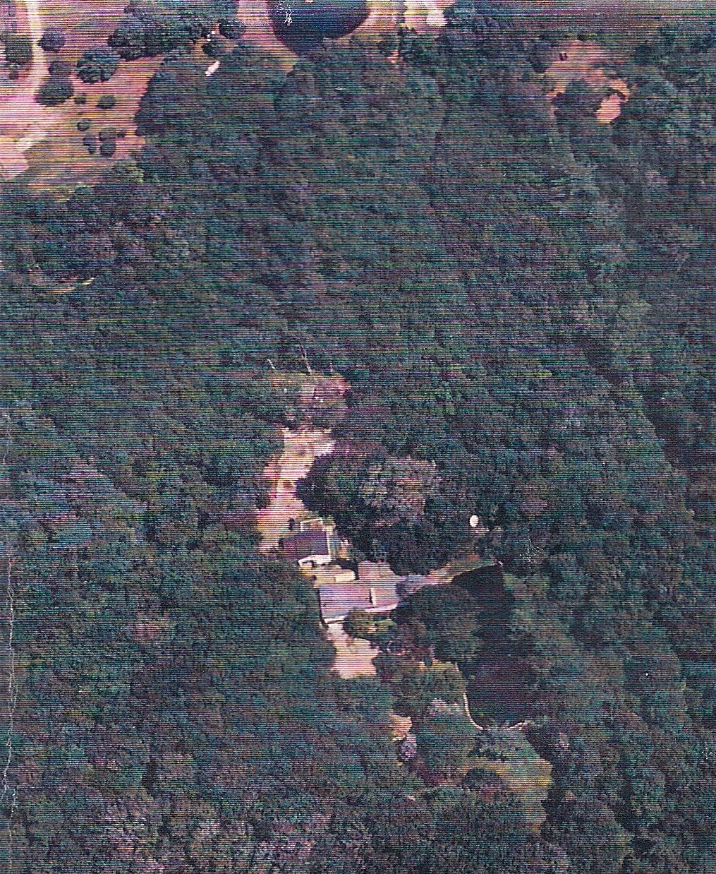The property in East Greenwich was surrounded by hundreds of acres of woods, making it hard to surveil. The Drug Enforcement Administration still found ways to keep tabs on him, however, taking aerial photographs such as the one above.