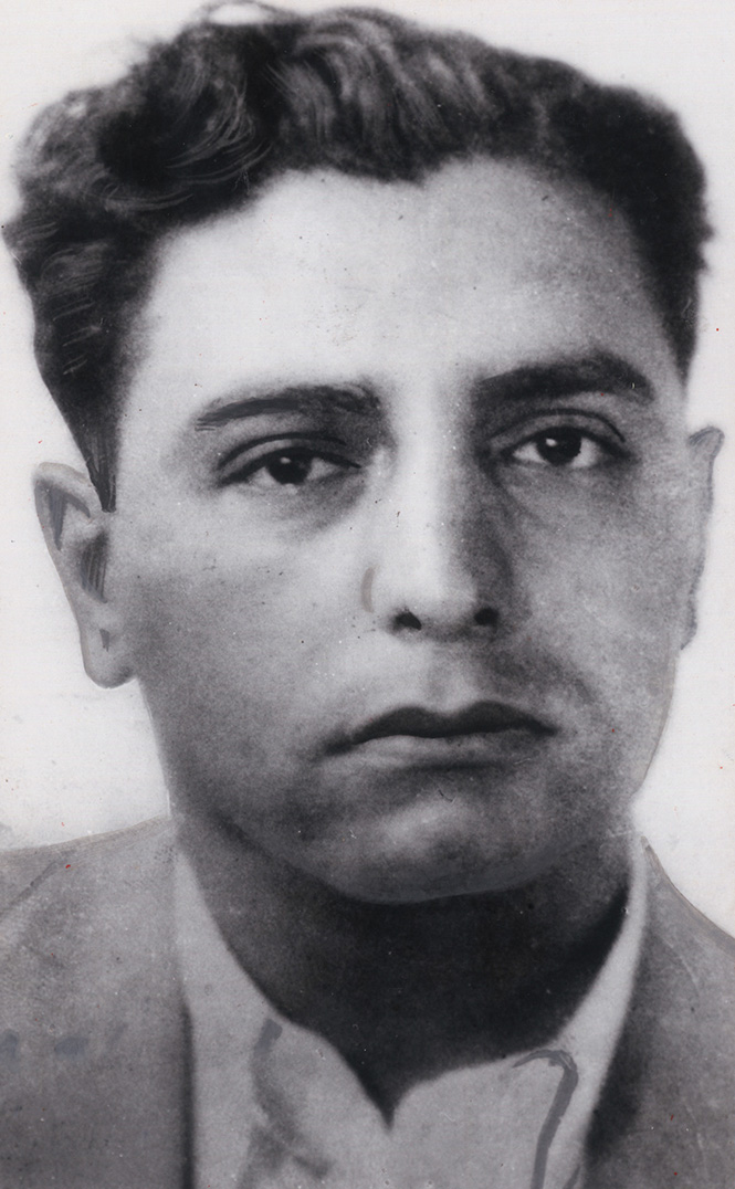 Raymond Patriarca in a photo from the 1930s. After his father Eleuterio died in 1925, Patriarca quickly fell into a life of crime. "I lost my father, and I guess I drifted a little," he later said. Courtesy of The Providence Journal.