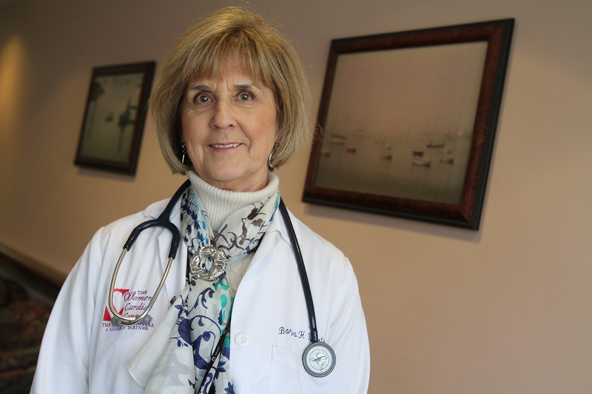 Dr. Roberts outside her office in Providence in 2012. Courtesy of The Providence Journal/Bob Thayer.
