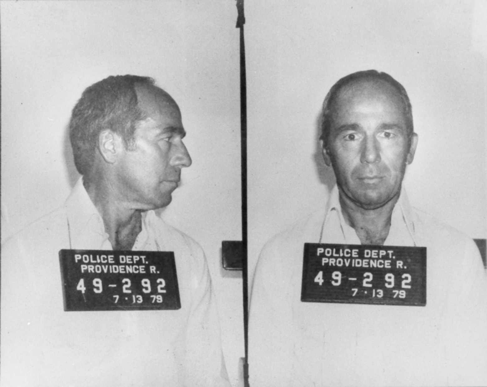 Louis Manocchio in a July 13, 1979 mug shot. Providence Police Department photo, courtesy of The Providence Journal.