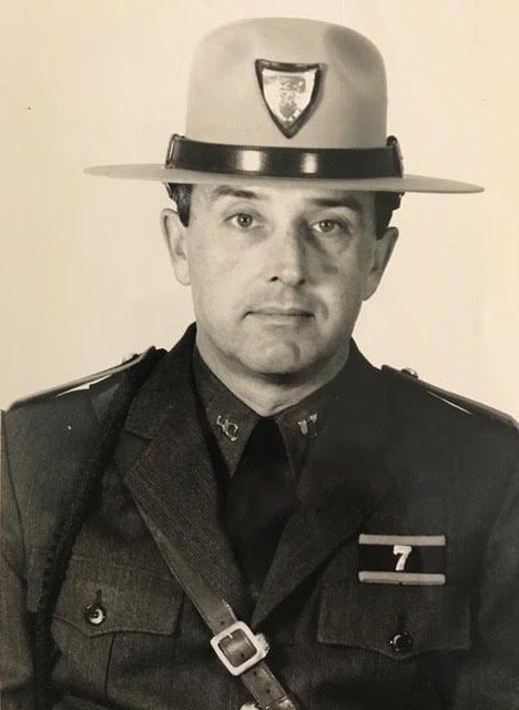Andrews sports his captain's uniform in 1991. He retired shortly after the Emerald Square Mall case. C ourtesy of Brian Andrews.