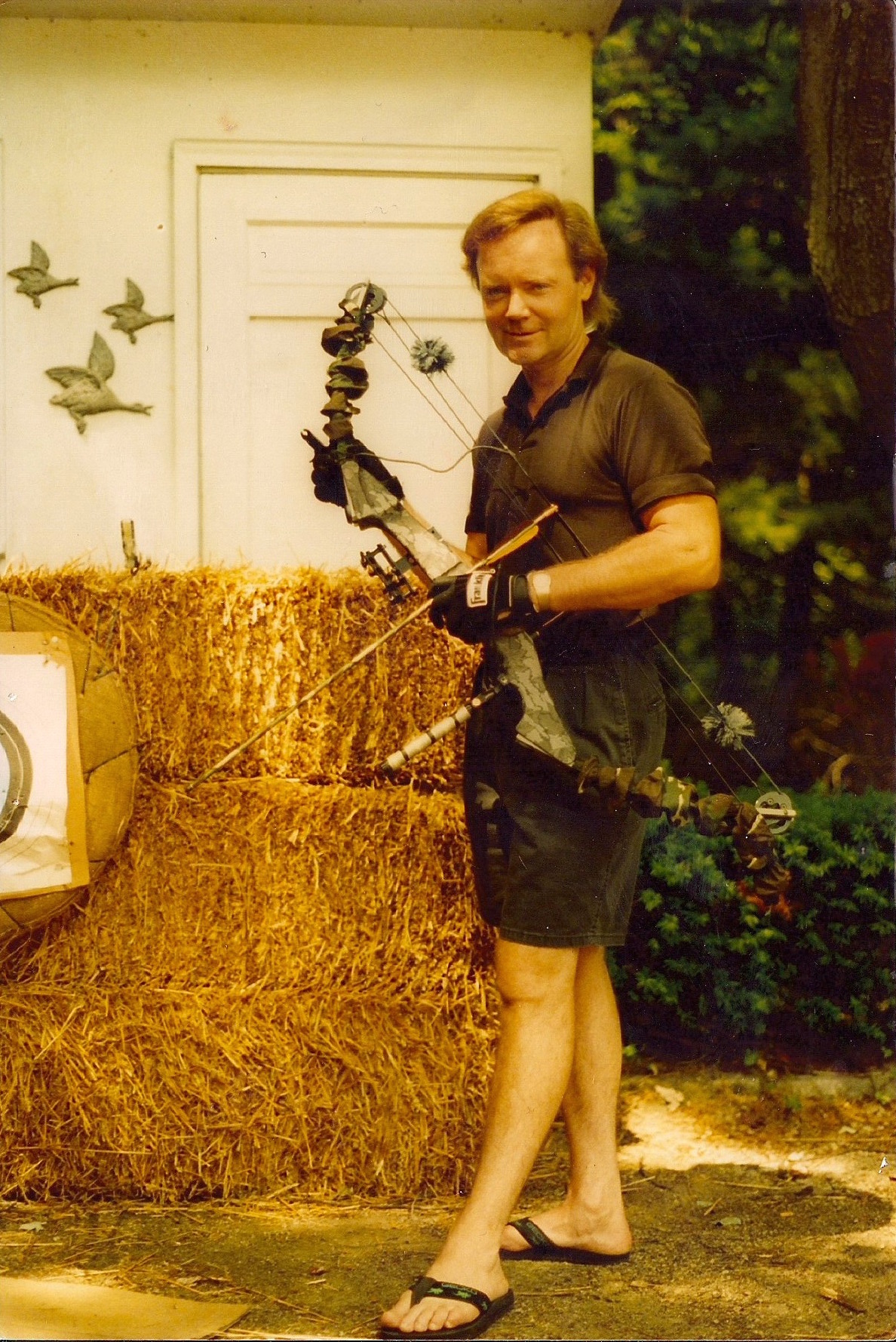 Charles used counter-surveillance techniques to evade authorities. At times, he wore night-vision goggles to watch out for uninvited visitors at his estate. Courtesy of Charles Kennedy.