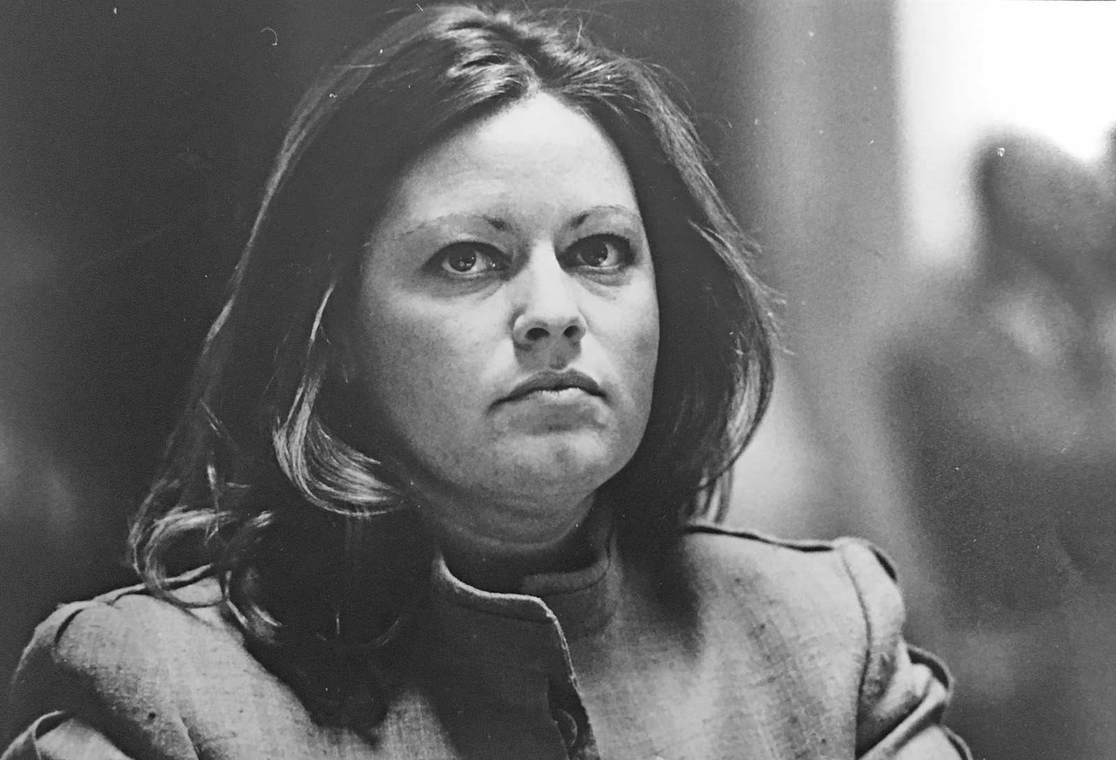 Gloria in 1983, the year she lost her Senate seat. Courtesy of The Providence Journal/Rachel Ritchie.