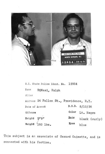 Ralph DeMasi was part of Gerard Ouimette's crew, a faction of the Patriarca crime family. Courtesy of The Providence Journal.