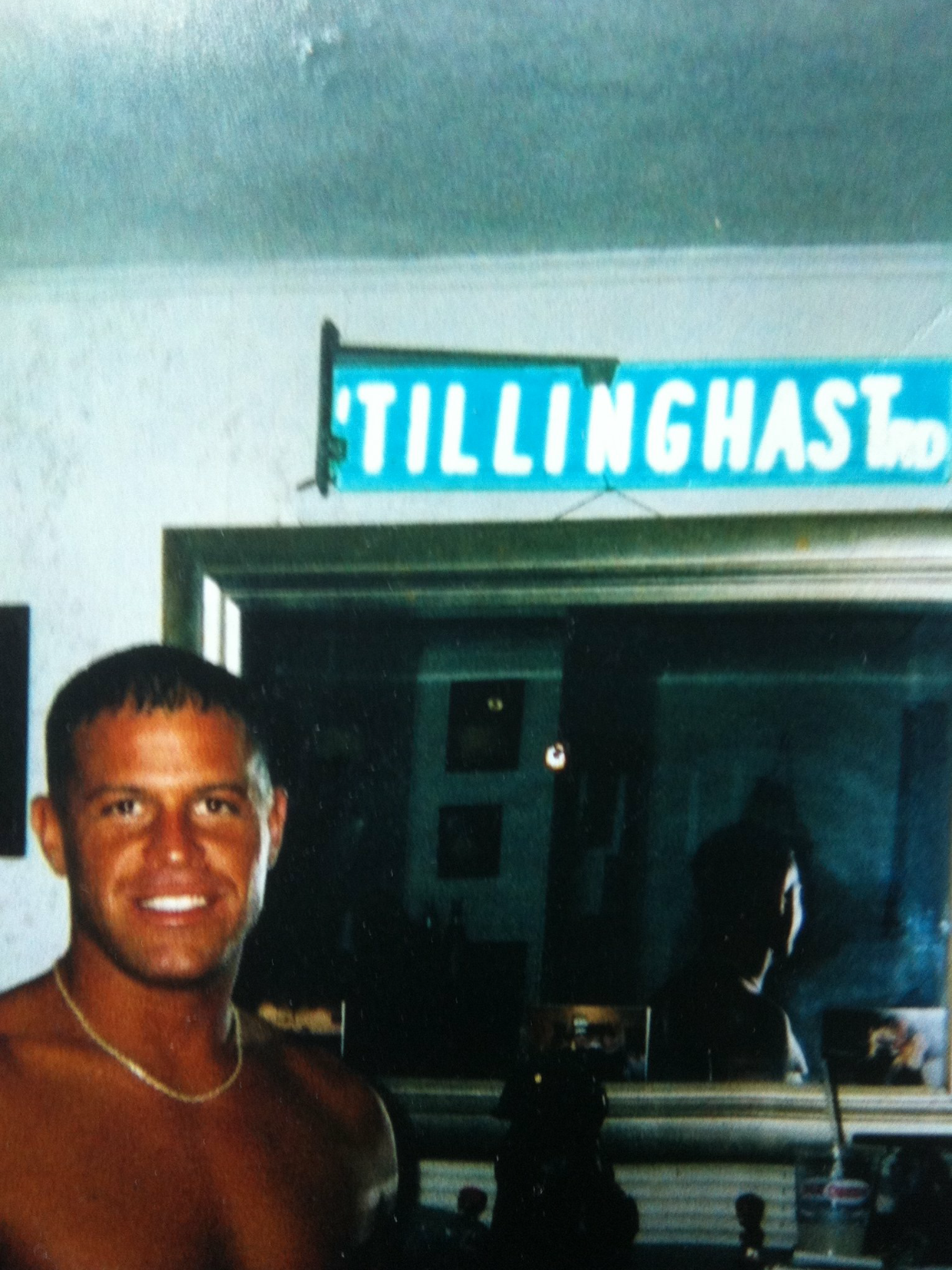 Jarrod's infamous last name followed him everywhere. As a teenager, he channelled his anger into sports—as well as frequent street fights. Courtesy of Jarrod Tillinghast. 