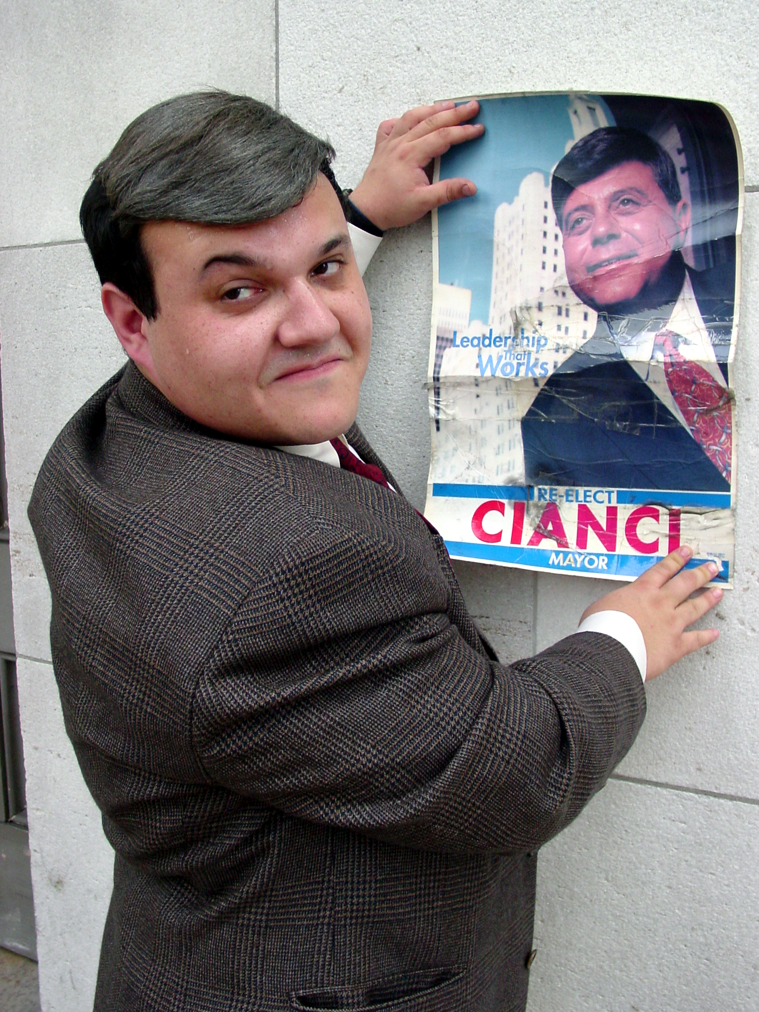 Van Gieson held auditions for the play, but he ultimately decided to give the lead role of Buddy to David Stern, a friend from high school, in part because of Stern's resemblance and receding hairline. Courtesy of Jonathan Van Gieson.