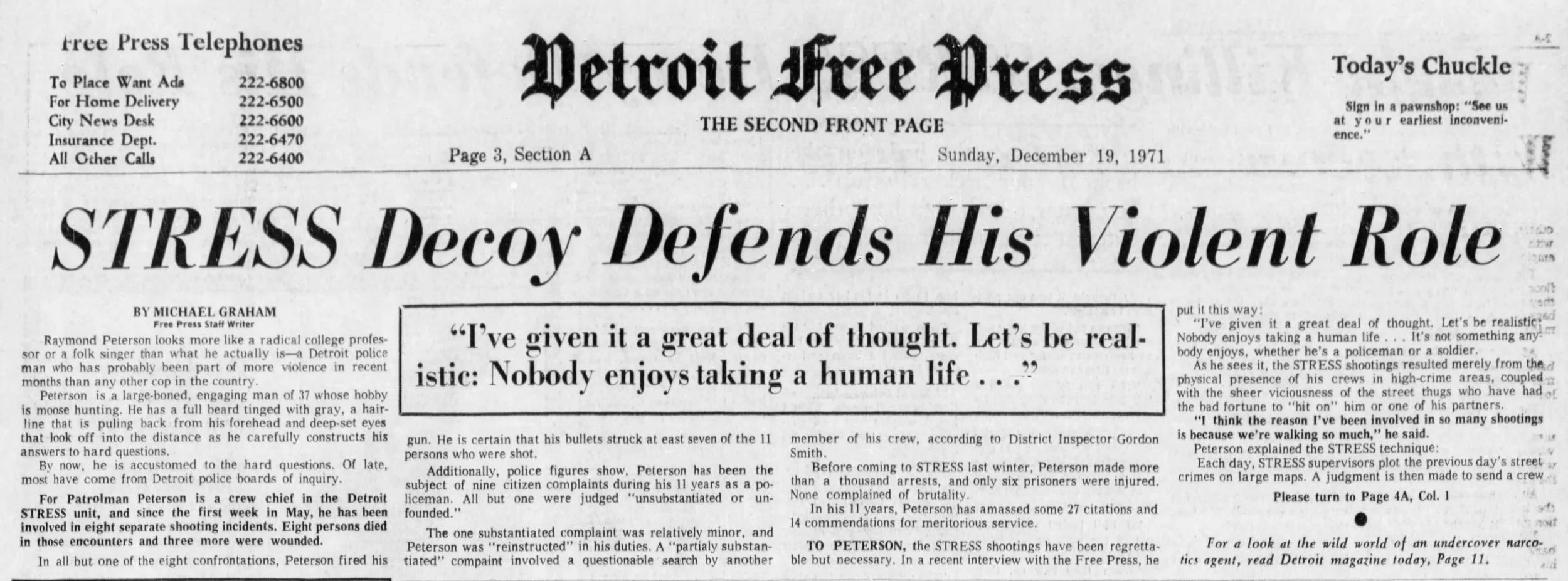 1971_12_19_STRESS Decoy Defends His Violent Role_DFP.jpg