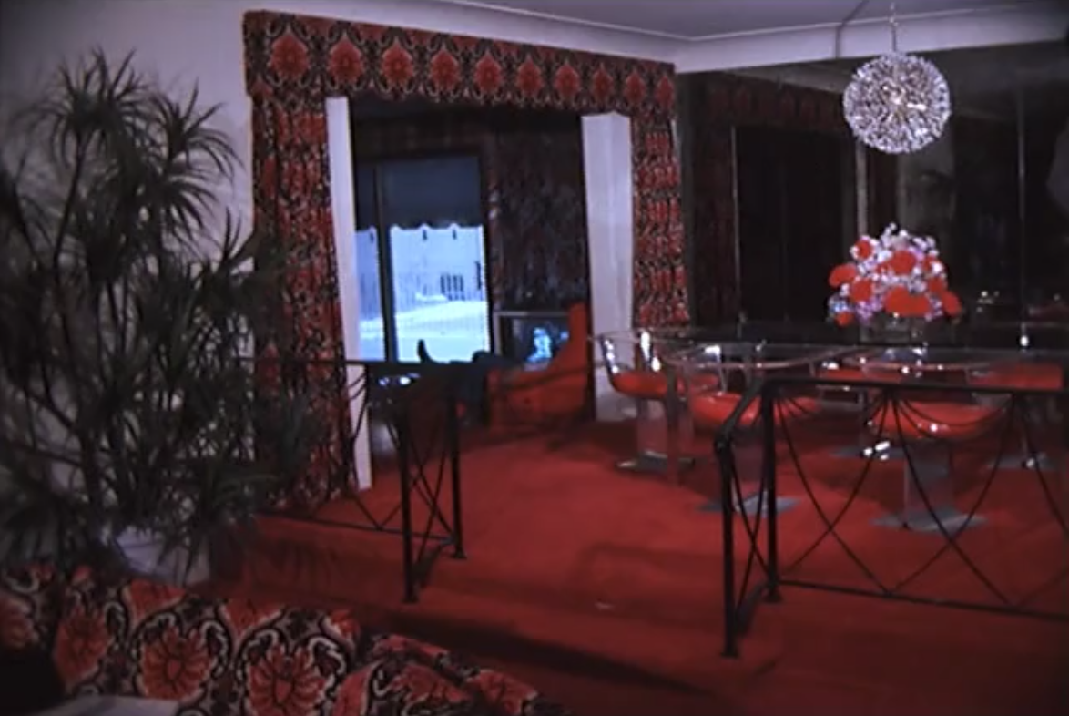 Inside Eddie Jackson’s house in Southfield, the lavish interior design styles of the 1970s were on full display. Courtesy of the Walter P. Reuther Library at Wayne State University.