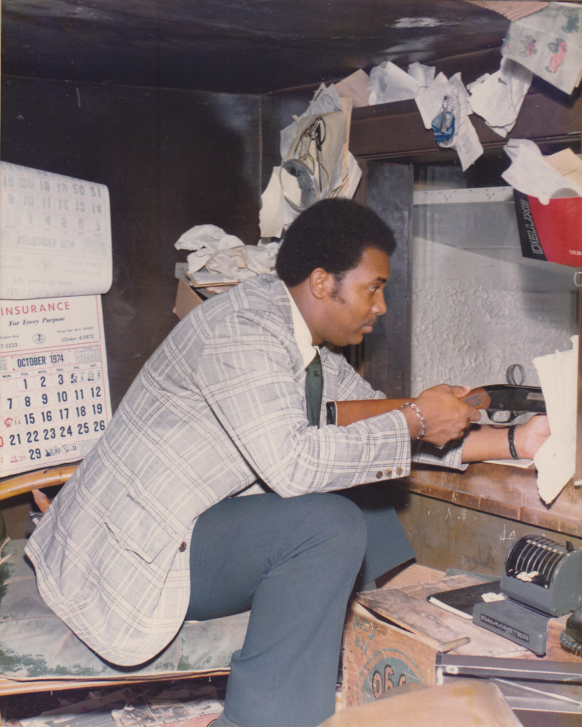 Willie Volsan recruited Sergeant Jimmy Harris, above, to help “Mike Diaz” fly money and cocaine into Detroit. Harris had been in the Detroit Police Department since the early 1970s, when he was one of the few black officers in the controversial STRESS unit. From his years on the force, he knew many other cops who were willing to help with the shipments. Courtesy of Jimmy Harris.