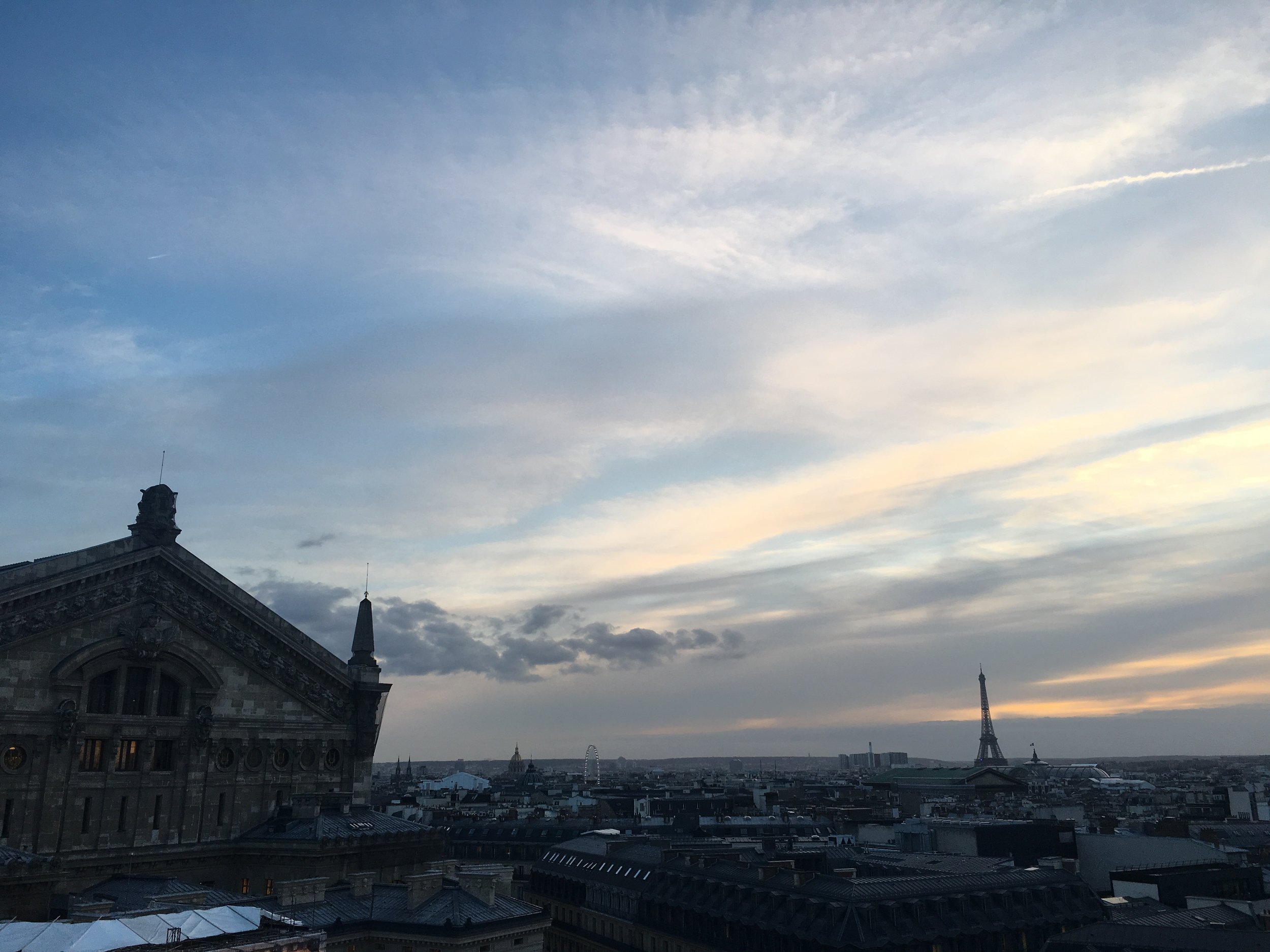 We were staying in Paris