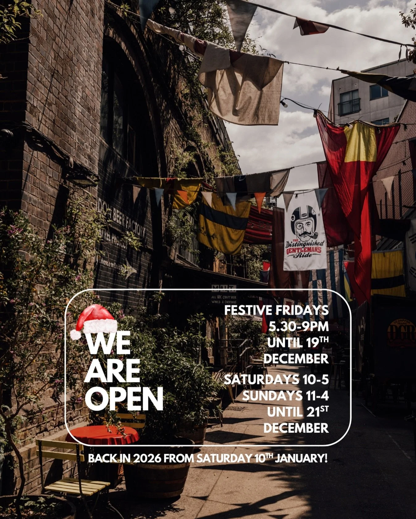 📌 Forget the last minute supermarket dashes, the real festive dates you need are right here 🎄 

Last festive Friday market will be the 19th December &amp; the last weekend market will be Sunday 21st December! 

2026 street food cravings? sorting yo