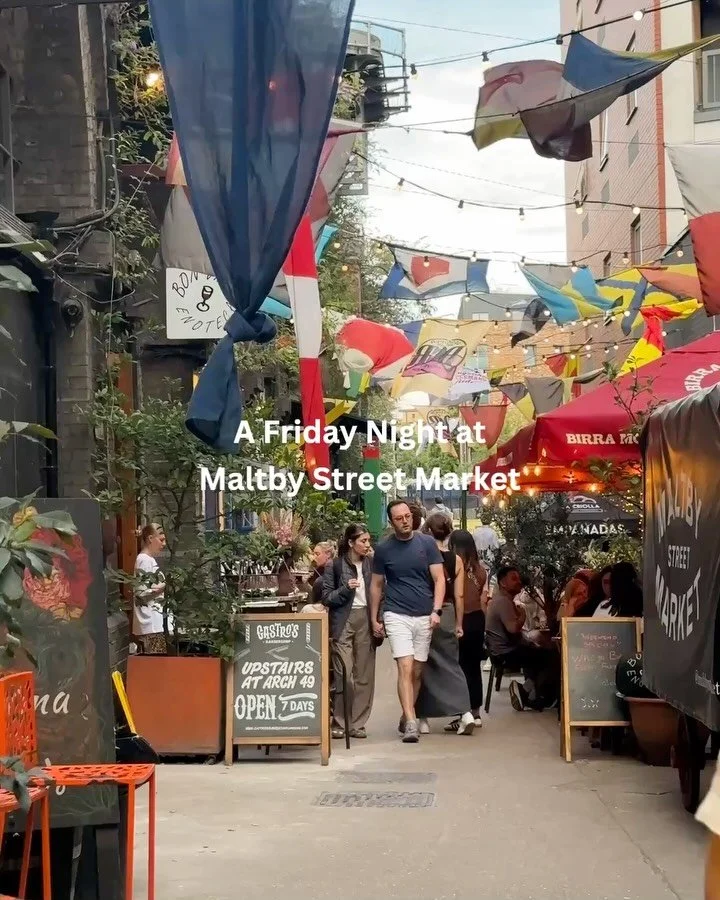 Friday ritual: street food on the cobbles 🥟🧀

Dodge the tourist traps and eat where the foodie folks eat. 

Under the arches... every Friday ✨ 

#MaltbyStreetMarket