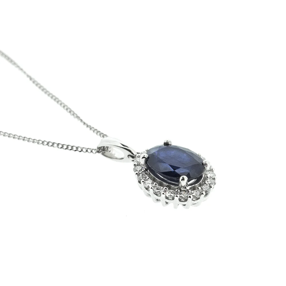 IMG_9773C SAPPHIRE AND DIAMOND CLUSTER PENDANT.jpg