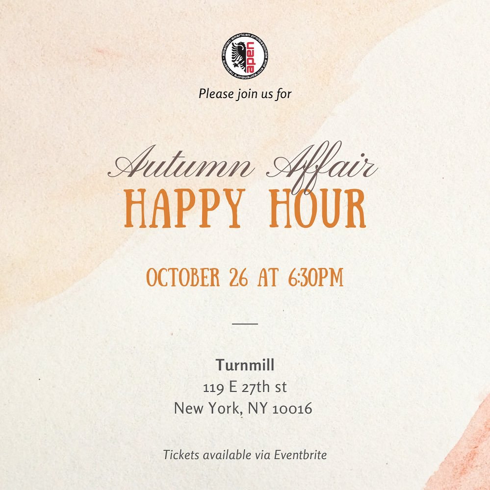 We hope your summer was ever better and welcome you back to regularly scheduled programming with our seasonal happy hour! Join us next Thursday for great drinks and even better conversations! 

RSVP link in bio 

#APEN