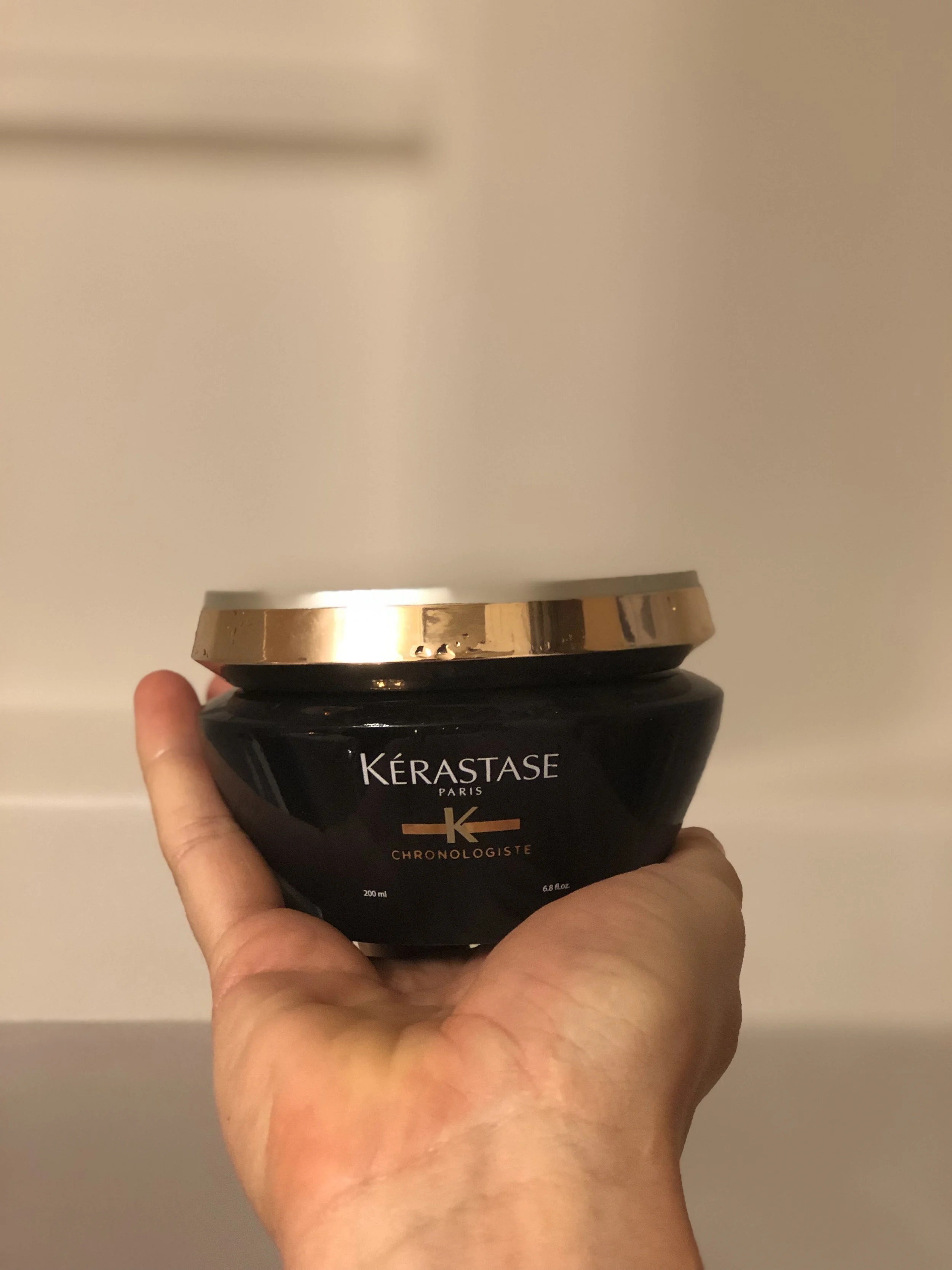 voila. magic in a tub. this is the hair mask that I put in after I washed my hair. I tied it up on top of my head while i was in the tub and then rinsed it afterwards. there are also a bunch of different kinds of kerastase products depending on your hairs needs!