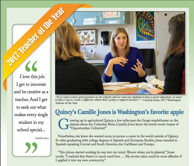 Washington Education Association Article